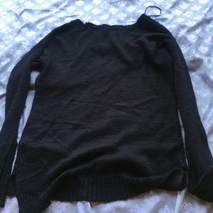 Skull knit sweater
